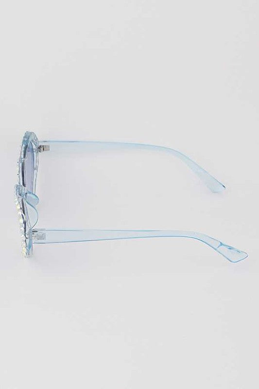 Rhinestone Heart Sunglasses