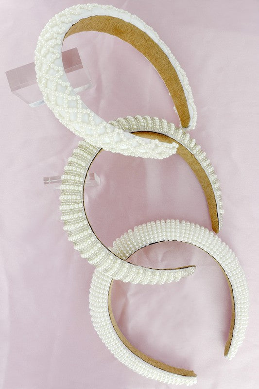 Pearls Luxury Headbands - Cori Beautique Collection