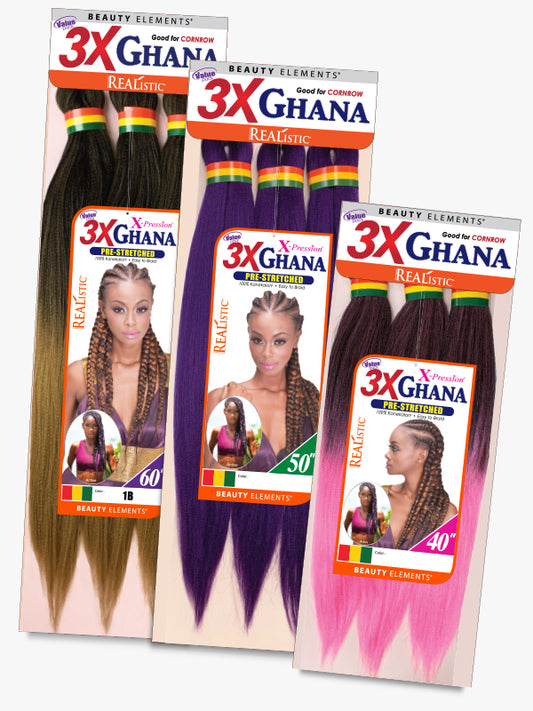 3X Ghana Braid 60" - Cori Beautique Collection