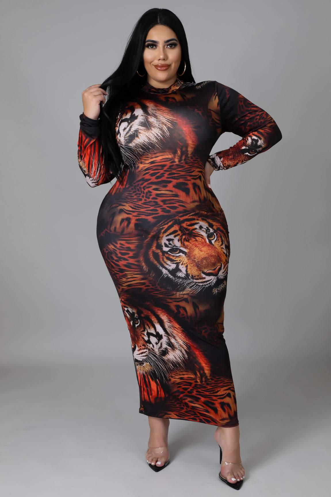 Plus Size Cat Dress