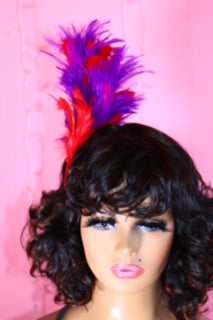 Bendable Feather Hair Comb Fascinator - Cori Beautique Collection